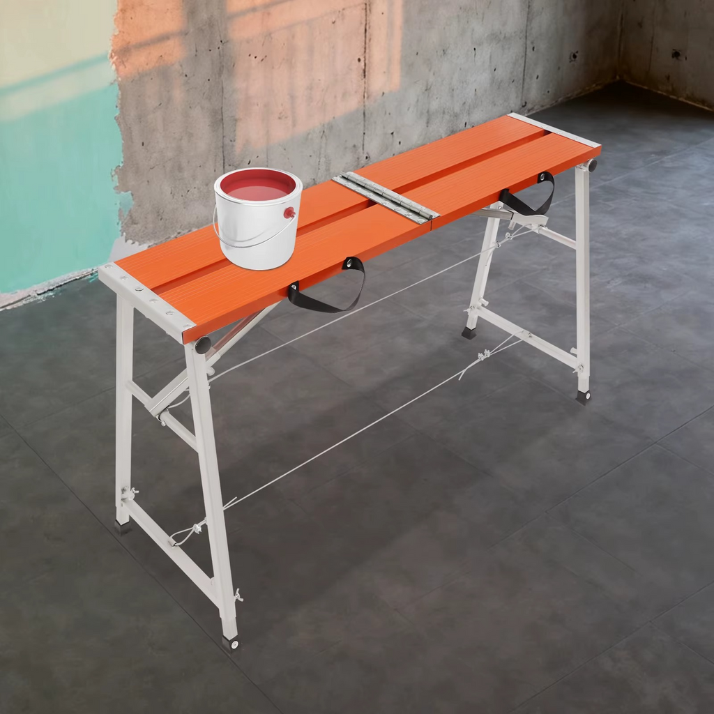 Piattaforma di Lavoro Pieghevole Altezza Regolabile 76-120cm