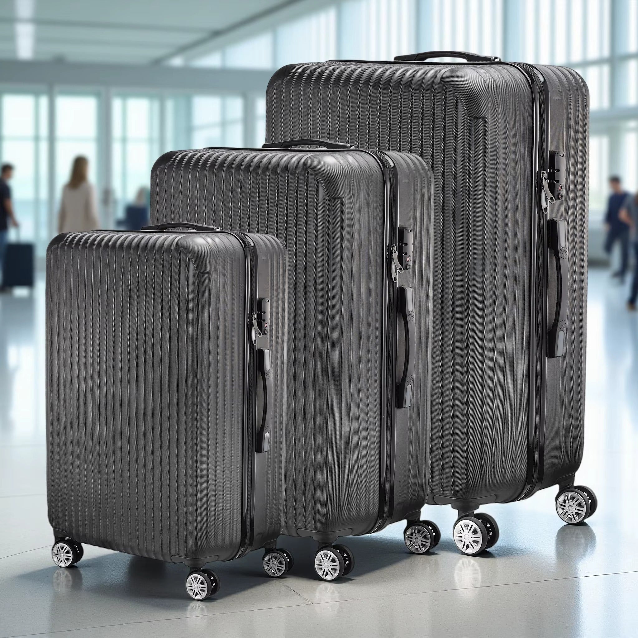 Set di 3 Valigie rigide con serratura